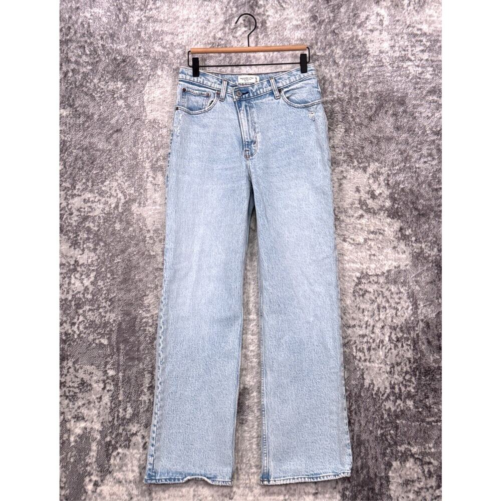 Abercrombie & Fitch Light Blue Straight Leg Jeans